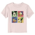 thumbnail image 1 of Toddler's Mickey & Friends Color Block Portraits  Graphic Tee Light Pink 2T, 1 of 3