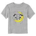 thumbnail image 1 of Toddler's Mickey & Friends Couple on the Moon Graphic Tee Athletic Heather 4T, 1 of 3