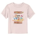 thumbnail image 1 of Toddler's Mickey & Friends Distressed Classic Group  Graphic Tee Light Pink 2T, 1 of 3