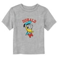 thumbnail image 1 of Toddler's Mickey & Friends Distressed Duck Portrait  Graphic Tee Athletic Heather 3T, 1 of 3