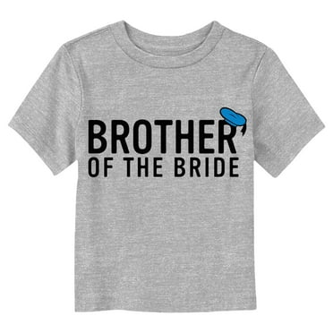 Toddler's Mickey & Friends Donald Duck Brother of the Bride  Graphic Tee Athletic Heather 5T