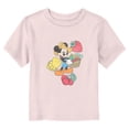 thumbnail image 1 of Toddler's Mickey & Friends Farmer Mickey Graphic Tee Light Pink 5T, 1 of 3