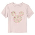 thumbnail image 1 of Toddler's Mickey & Friends Florals and Eggs Silhouette  Graphic Tee Light Pink 4T, 1 of 3