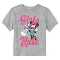 thumbnail image 1 of Toddler's Mickey & Friends Girls Rule  Graphic Tee Athletic Heather 2T, 1 of 3