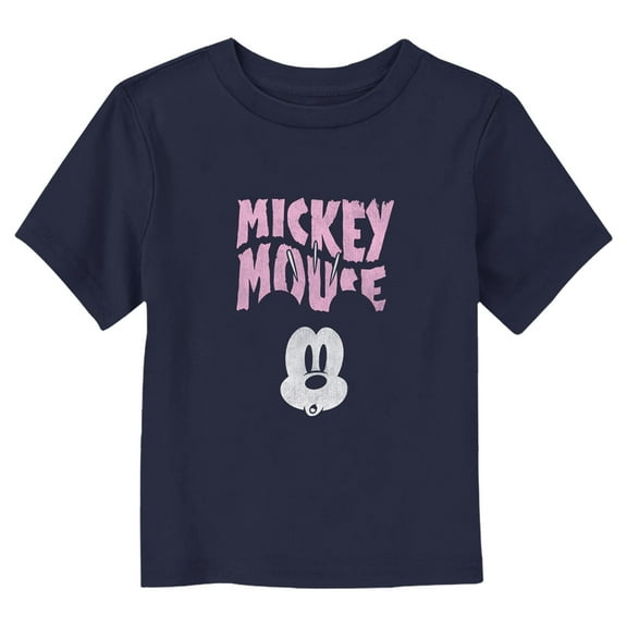 Toddler's Mickey & Friends Halloween Monster Claw Graphic Tee Navy Blue 2T