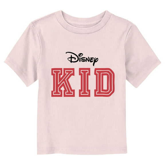Toddler's Mickey & Friends Kid Logo Graphic Tee Light Pink 2T