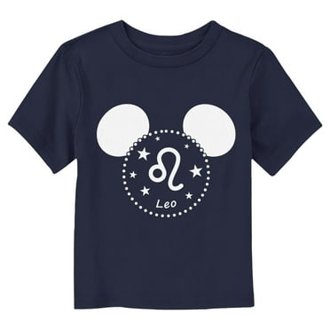Toddler's Mickey & Friends Leo  Graphic Tee Navy Blue 4T