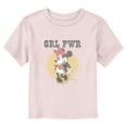 thumbnail image 1 of Toddler's Mickey & Friends Minnie Girl Power Graphic Tee Light Pink 5T, 1 of 3