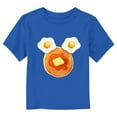 thumbnail image 1 of Toddler's Mickey & Friends Pancake Breakfast Silhouette  Graphic Tee Royal Blue 3T, 1 of 3