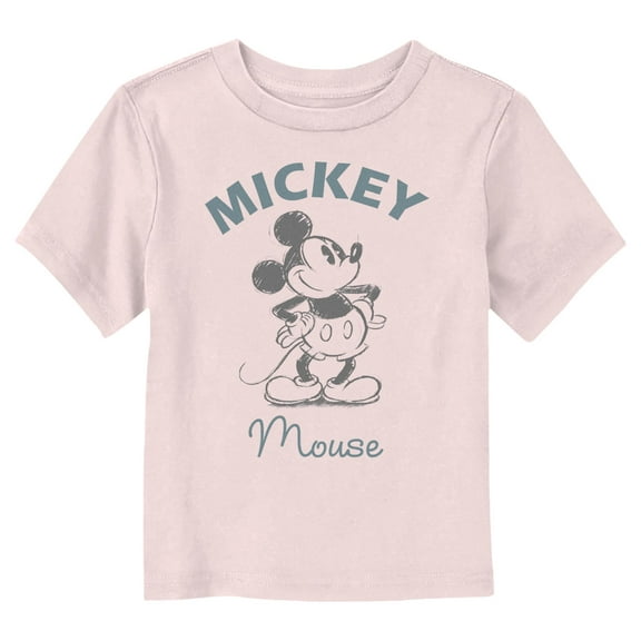 Toddler's Mickey & Friends Retro Mickey Drawing  Graphic T-Shirt