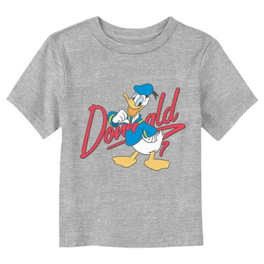 Toddler's Mickey & Friends Signed by Donald Duck  Graphic Tee Athletic Heather 4T