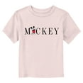 thumbnail image 1 of Toddler's Mickey & Friends Simple and Classic Graphic Tee Light Pink 2T, 1 of 3