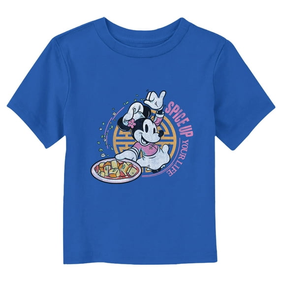 Toddler's Mickey & Friends Spice Up Your Life Graphic Tee Royal Blue 2T