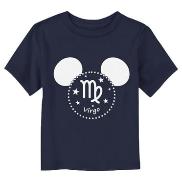 Toddler's Mickey & Friends Virgo  Graphic Tee Navy Blue 4T