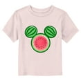 thumbnail image 1 of Toddler's Mickey & Friends Watermelon Silhouette Logo  Graphic Tee Light Pink 4T, 1 of 3