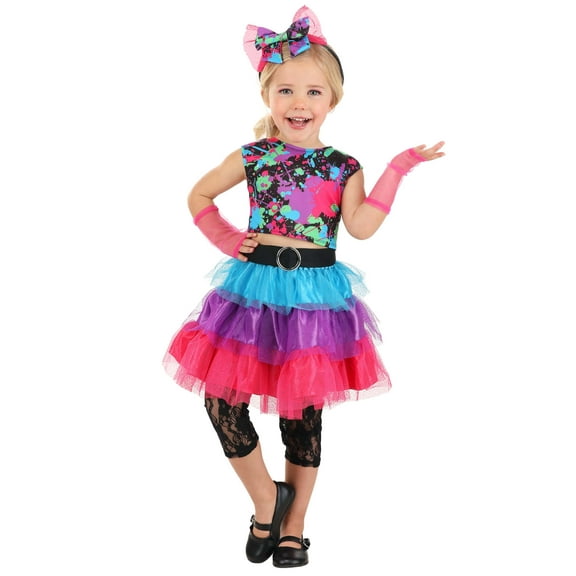 Toddler's Neon '80s Costume