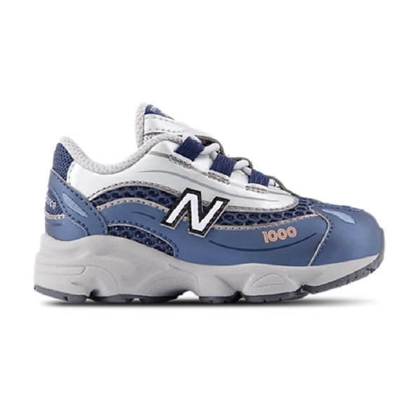 Toddler's New Balance 1000 Bungee Lace Blue Grey (IV1000PK) - 5