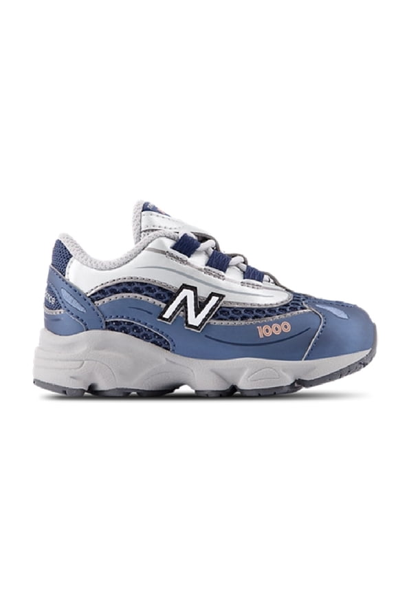 Toddler's New Balance 1000 Bungee Lace Blue Grey (IV1000PK) - 8