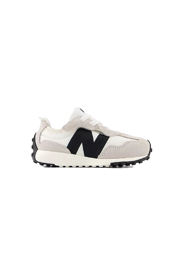 Toddler's New Balance 327 New-B Hook & Loop Grey Black (NW327FE) - 10