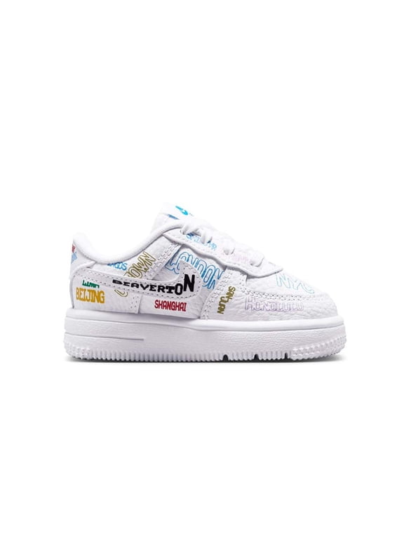 Toddler's Nike Air Force 1 Low Lace LV8 3 White/White (IO9738 100) - 4