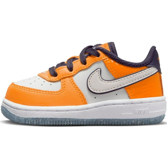 Toddler's Nike Air Force 1 Low SE Vivid Orange/Summit White (FJ4657 800) - 4