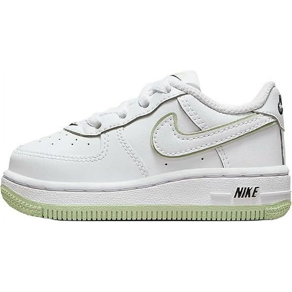 Toddler's Nike Air Force 1 White/Honeydew-White-Black (CZ1691 108) - 6