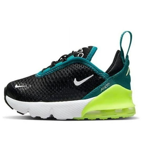 Toddler's Nike Air Max 270 Black/White-Bright Spruce (DD1646 026) - 4