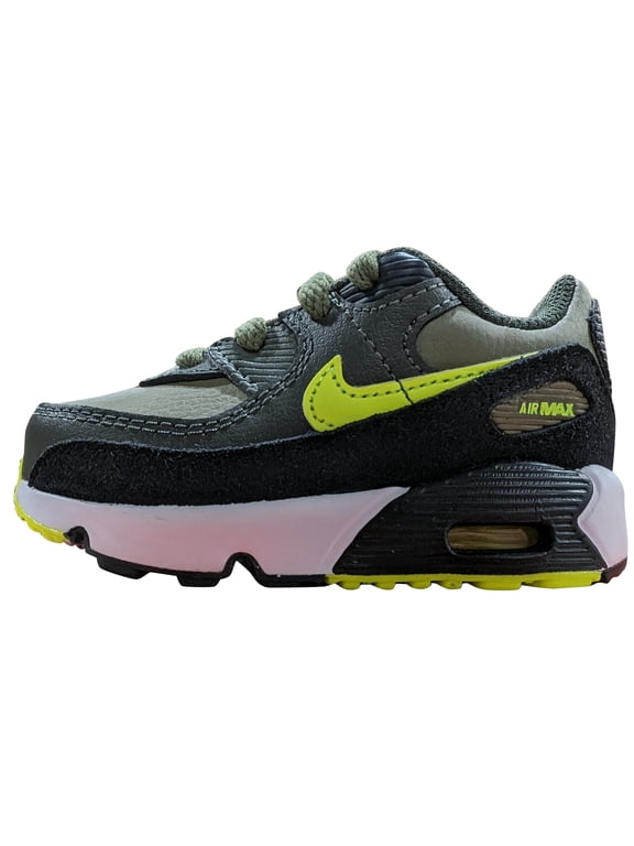 Toddler's Nike Air Max 90 LTR Medium Olive/Volt-Black (DV3609 200) - 5