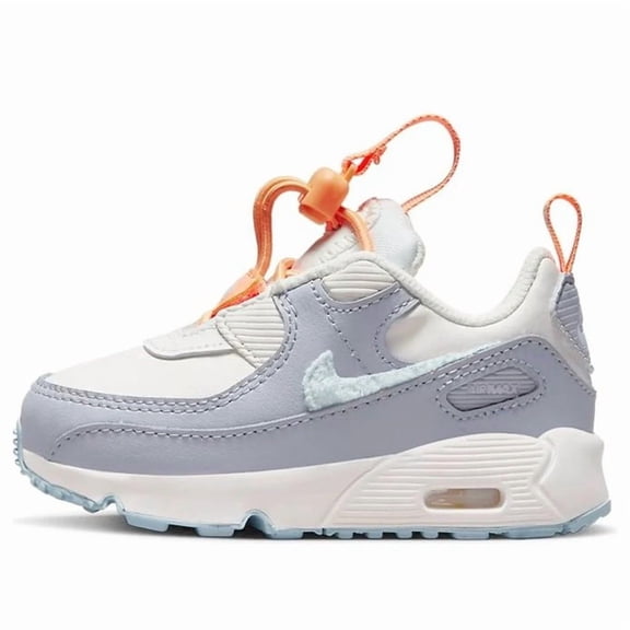 Toddler's Nike Air Max 90 Toggle SE Summit White/Glacier Blue (DQ6948 100) - 8