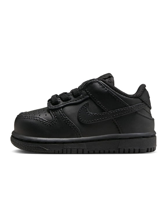 Toddler's Nike Dunk Low Black/Black-Black (FB9107 009) - 3