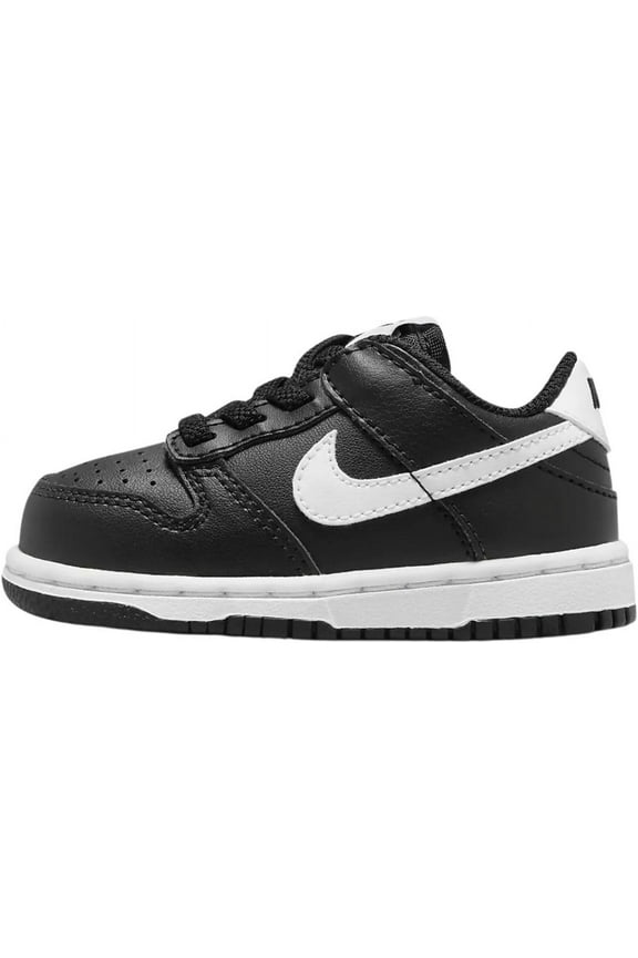 Toddler's Nike Dunk Low Black/White-Black-White (FD1233 001) - 6