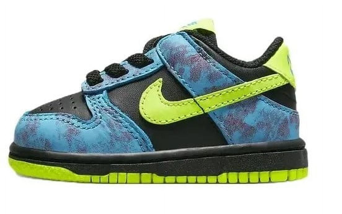 Toddler's Nike Dunk Low SE 2 Multi-Color/Volt-Black (DV1697 900) - 6