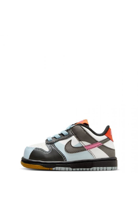 Toddler's Nike Dunk Low SE Summit White/LT Armory Blue (FN0029 100) - 4
