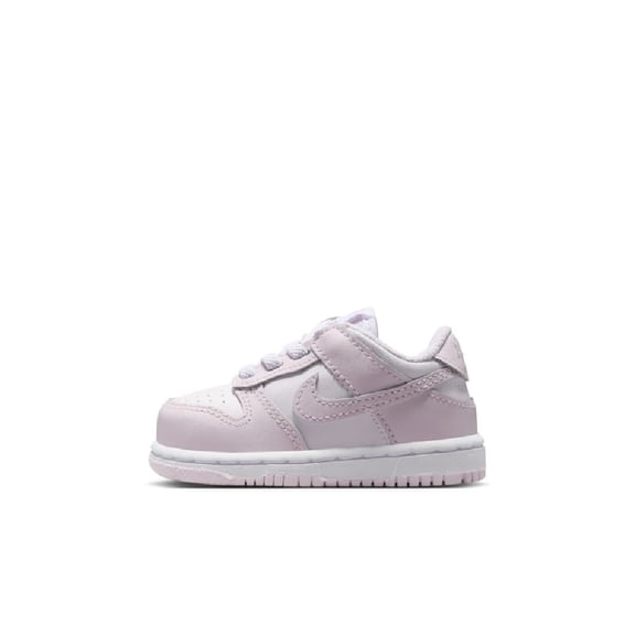 Nike Dunk Low White / Light Violet FB9107-128 Toddler Size 6