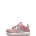 thumbnail image 1 of Toddler's Nike Dunk Low White/Pink Glaze-Pomegrante (HV0929 100) - 8, 1 of 4
