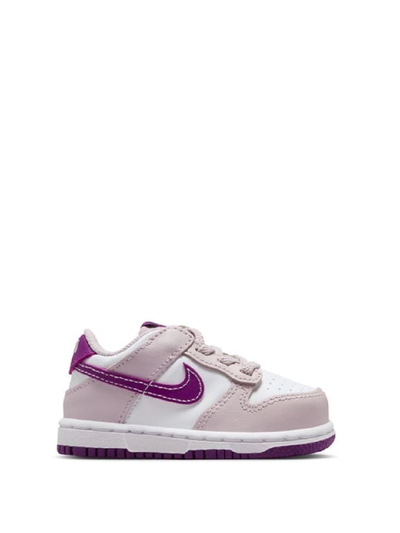 Toddler's Nike Dunk Low White/Viotech-Platinum Violet (FB9107 104) - 5