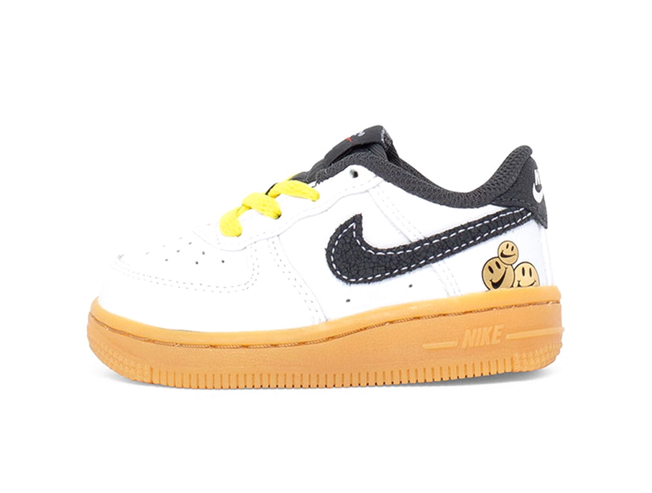  Nike Toddler's Force 1 LV8 White/Anthracite-Yellow Strike  (DO5863 100) - 4 : Clothing, Shoes & Jewelry