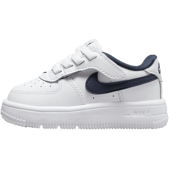 Toddler's Nike Force 1 Low Easyon White/Midnight Navy (FN0236 104) - 4