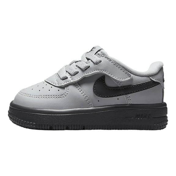 Toddler's Nike Force 1 Low Easyon Wolf Grey/DK Smoke Grey (HQ3809 001) - 4