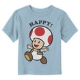 thumbnail image 1 of Toddler's Nintendo Happy Toad  Graphic Tee Light Blue 3T, 1 of 3