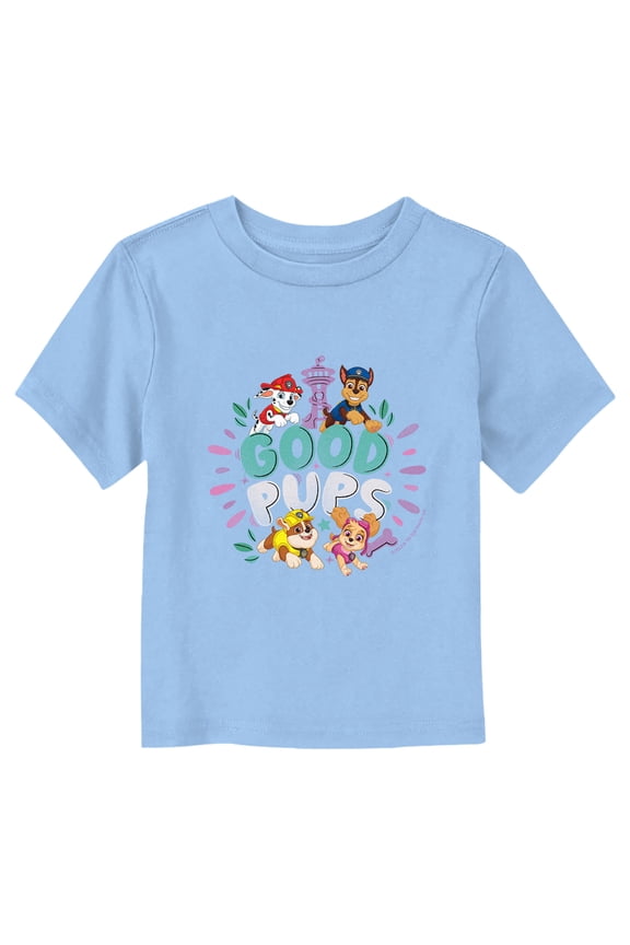 Toddler's PAW Patrol Good Pups Graphic Tee Light Blue 2T