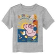 thumbnail image 1 of Toddler's Peppa Pig Good Day Embroidered  Graphic Tee Athletic Heather 4T, 1 of 3