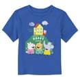 thumbnail image 1 of Toddler's Peppa Pig Happy Place Friends Graphic Tee Royal Blue 5T, 1 of 3