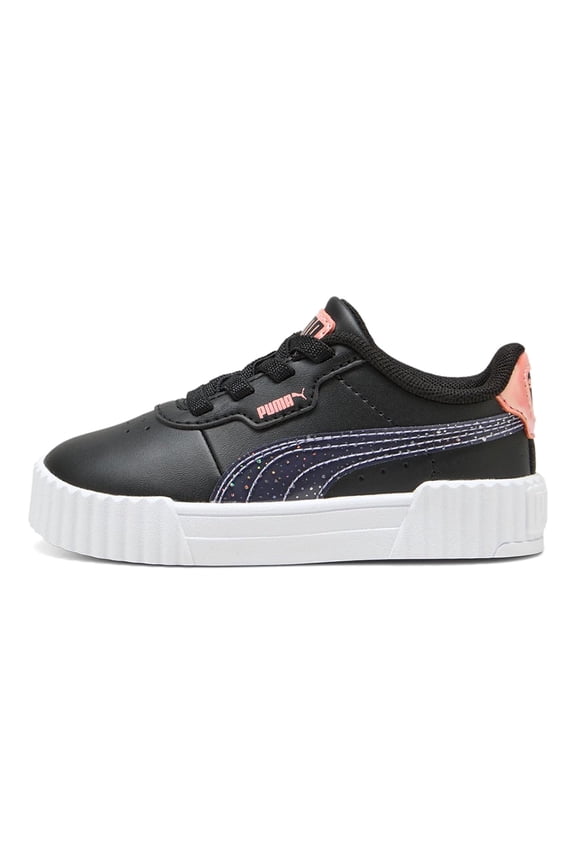 Toddler's Puma Carina 3.0 BlurryDreamsAC Puma Black-Lavender Alert (400610 02) - 5