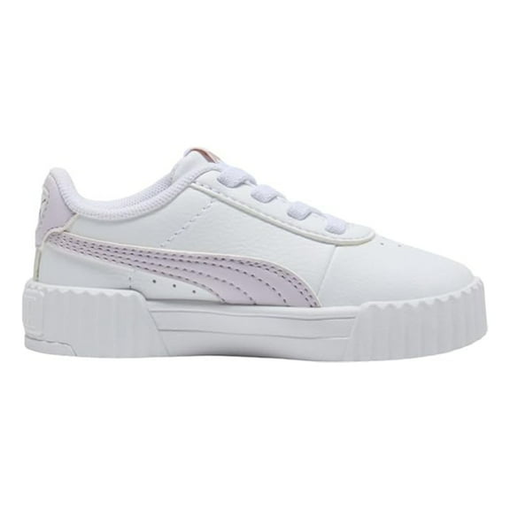 Toddler's Puma Carina 3.0 Frst Blssm AC Puma White-Lilac Frost (403104 01) - 7