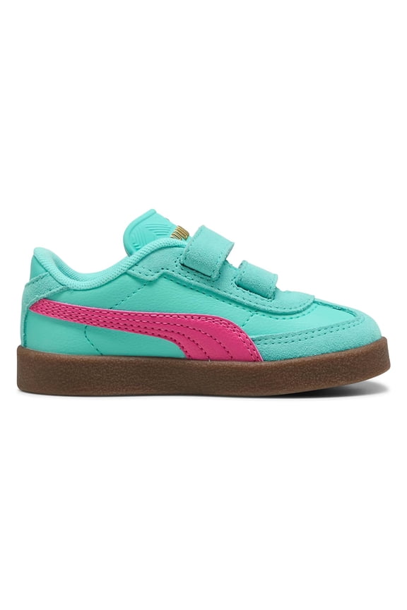 Toddler's Puma Club II Era V Aquatic-Puma Pink-Puma Gold (402308 04) - 6
