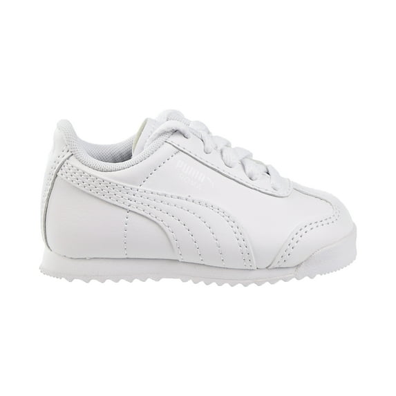 Toddler's Puma Roma Basic White-Light Gray (354260 14) - 9