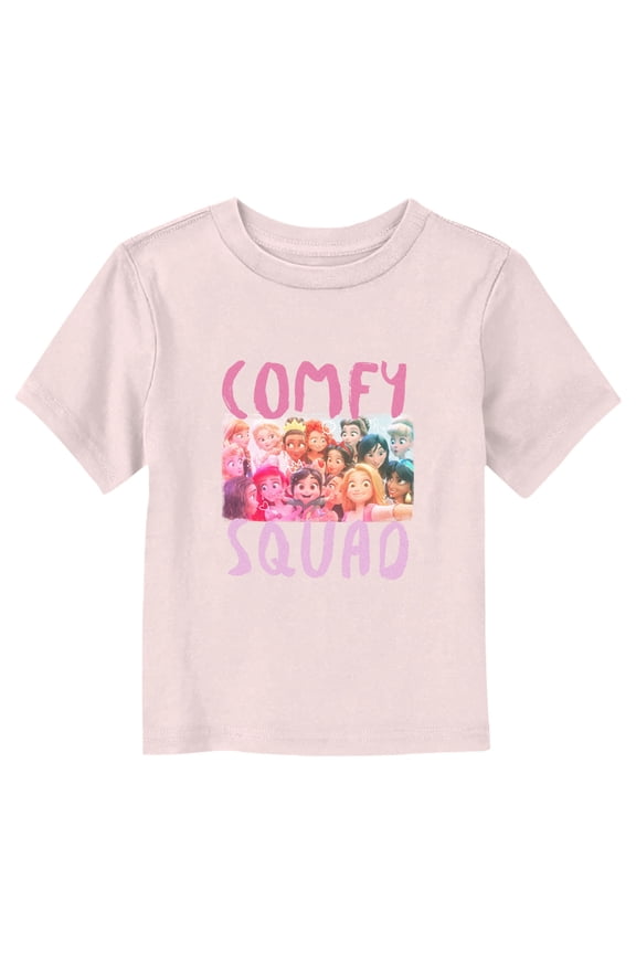 Toddler's Ralph Breaks the Internet Comfy Squad Photo  Graphic Tee Light Pink 2T