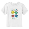 thumbnail image 1 of Toddler's Sesame Street Four Circle Primary Colors Grid Graphic T-Shirt, 1 of 3
