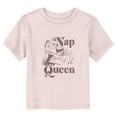 thumbnail image 1 of Toddler's Sleeping Beauty Aurora Napping Queen  Graphic Tee Light Pink 3T, 1 of 3
